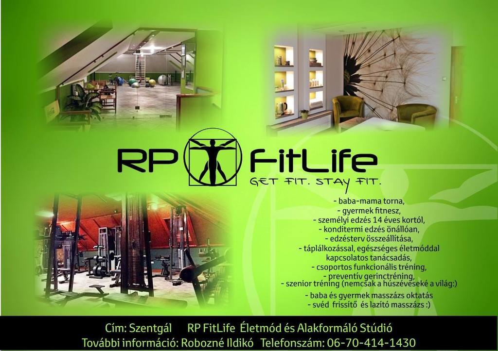 Rp Fitlife Studio Es Vendeghaz Hotel Szentgal Exterior photo